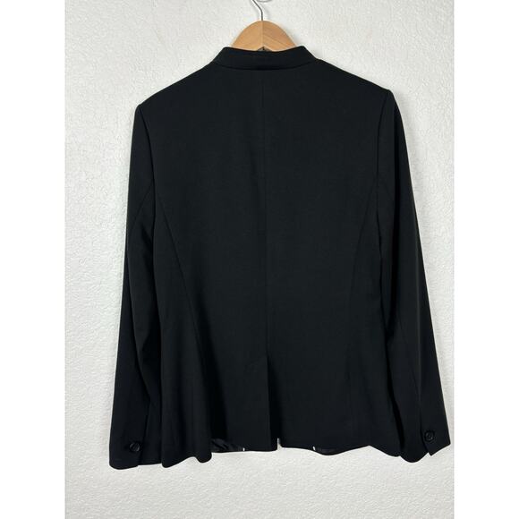 Banana Republic Womens Blazer Jacket Sz 10 Black Office Career Layering Staple - Picture 4 of 7